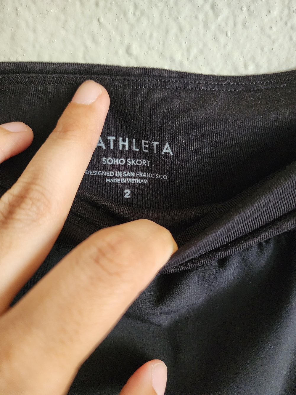 Athleta Soho Skort Black Size 2 - Picture 4 of 6
